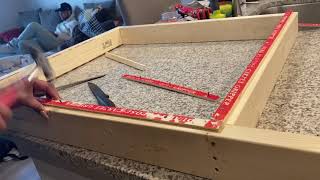 How to Make Rug Tufting Frame Easily [upl. by Inatsed]