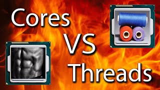 CPU Cores VS Threads Explained [upl. by Eilah865]