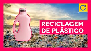 Processo de reciclagem do plástico  O vilão do meio ambiente [upl. by Marie765]