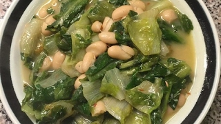 Easy Escarole and Cannellini Beans Recipe [upl. by Elletnuahc975]