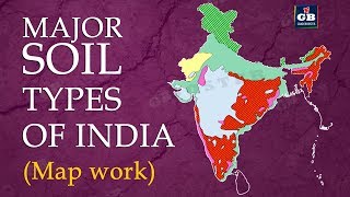 Major soil types in india  MAP WORK cbse ncert class 10 Geography social science [upl. by Yanal873]