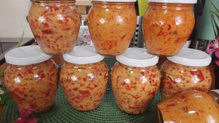 ZIMNICA  paprika u senfu ❕Neodoljiv recept 🤍 [upl. by Arikihs]