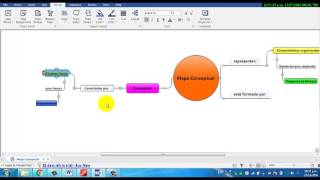 Video cómo elaborar mapa conceptual con Mindjet MindManager [upl. by Gerc898]