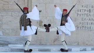 Changing of Guards Athens 2017 [upl. by Dirrej518]