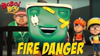 BoBoiBoy English S3EP16  Fire Danger [upl. by Eimor99]