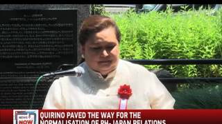 Japan unveils memorial marker for Elpidio Quirino [upl. by Romeu967]