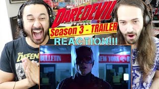 Marvels DAREDEVIL SEASON 3  Official TRAILER  REACTION [upl. by Ormand]