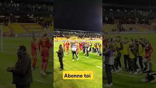 Rodez célébration de la victoire contre Grenoble [upl. by Lennad]