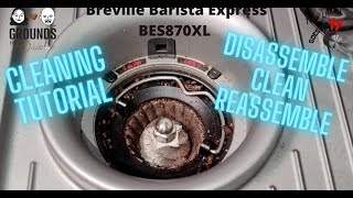 Breville Coffee Grinder Cleaning Tutorial [upl. by Ybroc672]