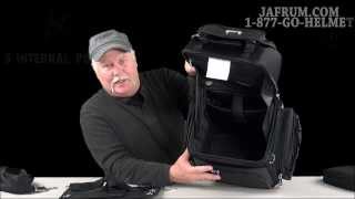 Saddlemen BR1800 Sissy Bar Bag Review  Jafrumcom [upl. by Reh327]