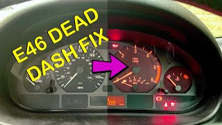 BMW E46 Dash Fault Easy FixE46 Instrument Cluster Reset [upl. by Erida]