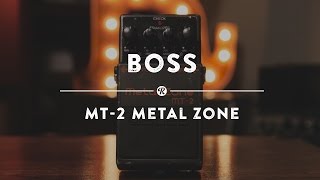 Boss MT2 Metal Zone Distortion  Reverb Demo Video [upl. by Centeno]