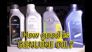 Genuine Oil Review  Ford vs Volkswagen vs Mercedes vs BMW [upl. by Rebmak]