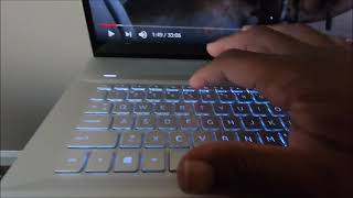 How to turn on HP laptop back lit key board [upl. by Isnan]