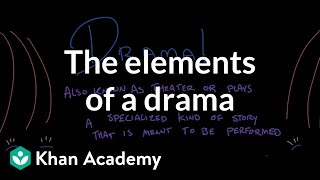 The elements of a drama  Reading  Khan Academy [upl. by Constantine247]