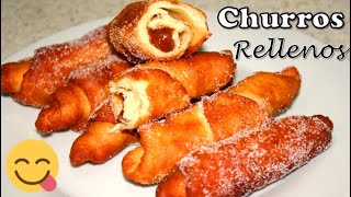 CHURROS PERUANOS RELLENOS  Estilo San Francisco 😋 [upl. by Norha]