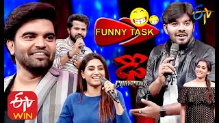 Sudheer  Rashmi  Pradeep  Aadhi  Varshini  Funny Task All in One  Dhee Champions  ETV Telugu [upl. by Relyc]