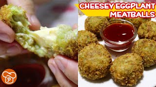 How to Make Cheesy Eggplant Meatballs  Pinoy Easy Recipes [upl. by Alecram667]