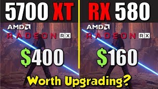 RX 580 vs RX 5700 XT  Worth Upgrading [upl. by Noemi148]