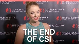 Elisabeth Harnois on the end of CSI [upl. by Gaal]