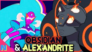 Alexandrite amp Obsidian History  Symbolism Explained  Steven Universe [upl. by Aprile399]