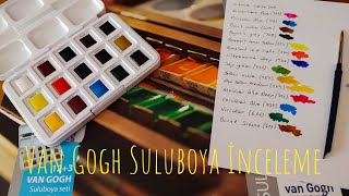 Van Gogh Sulu Boya İnceleme  Van Gogh Watercolor Review [upl. by Dnomyar]