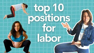 BEST POSITIONS FOR LABOR AND BIRTH [upl. by Yenttihw]