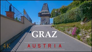 GRAZ  AUSTRIA  Walking Tour  4K [upl. by Grobe]