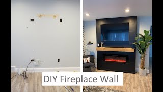 DIY Electric Fireplace With Mantle Walkthrough [upl. by Barrett150]