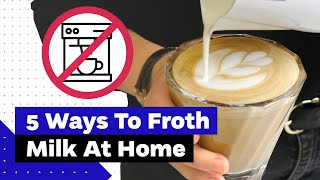 How To Froth Milk At Home Best Milk Frothers Review [upl. by Nannahs]