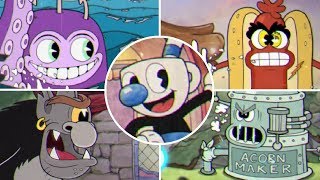 Cuphead  All Run n Gun Levels with Mugman [upl. by Currie]