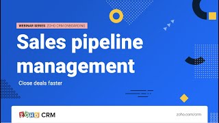 Sales pipeline management to help you sell better [upl. by Hsirehc7]