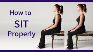 Posture Coach Shows How to Sit Properly [upl. by Chiou616]