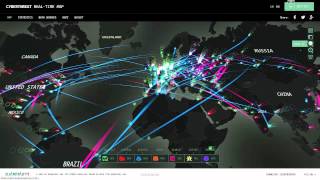 Real Time Cyber Threat Maps [upl. by Polard745]