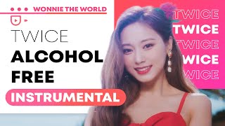 TWICE  AlcoholFree  Official Instrumental [upl. by Wootan]