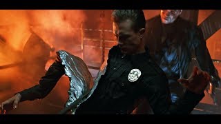 Terminator 2 Final Battle T800 vs T1000 4K Remastered [upl. by Hulda]