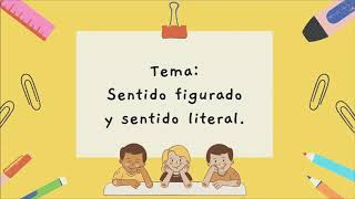 Sentido Figurado y Sentido literal 3° de Primaria [upl. by Guthry]