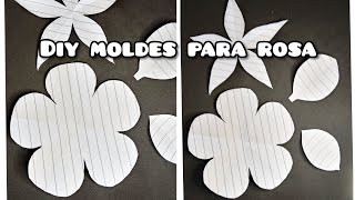 como fazer molde para flores [upl. by Beitnes]