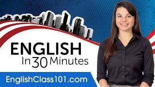 Learn English in 30 Minutes  ALL the English Basics You Need [upl. by Warde]