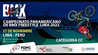 CLASSIFICATORIAS Campeonato Panamericano de BMX freeestyle 2022  Lima Peru [upl. by Nicky]