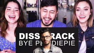 BYE PEWDIEPIE DISS TRACK  Carryminati  Reaction [upl. by Yerffe]