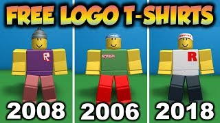 Get All 3 Classic Roblox Logo Shirts For FREE [upl. by Myra]