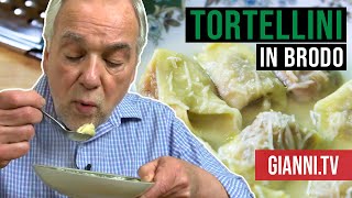 Tortellini in Brodo Italian recipe Giannis North Beach [upl. by Ardaid560]