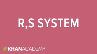 RS system  Stereochemistry  Organic chemistry  Khan Academy [upl. by Ylenats]