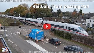 RailCam Passing with 16 Trains in 9 minutes [upl. by Hegarty]