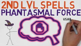 2nd Level Spell 57 Phantasmal Force DnD 5E Spell [upl. by Earehc]