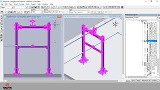 HALFEN POWERCLICK Intergraph Smart®3D PlanningTool [upl. by Amlez729]