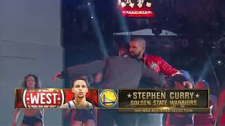 NBA 2016 AllStar Game Toronto  Player Introductions starters and bench HD [upl. by Nelrah]