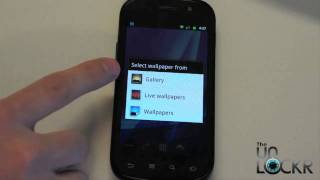 Android 101 How To Set a Wallpaper [upl. by Meldoh255]