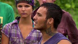 Survivor Caramoan  Brandons Meltdown and Impromptu Tribal Vote Out Part 1 [upl. by Marge]